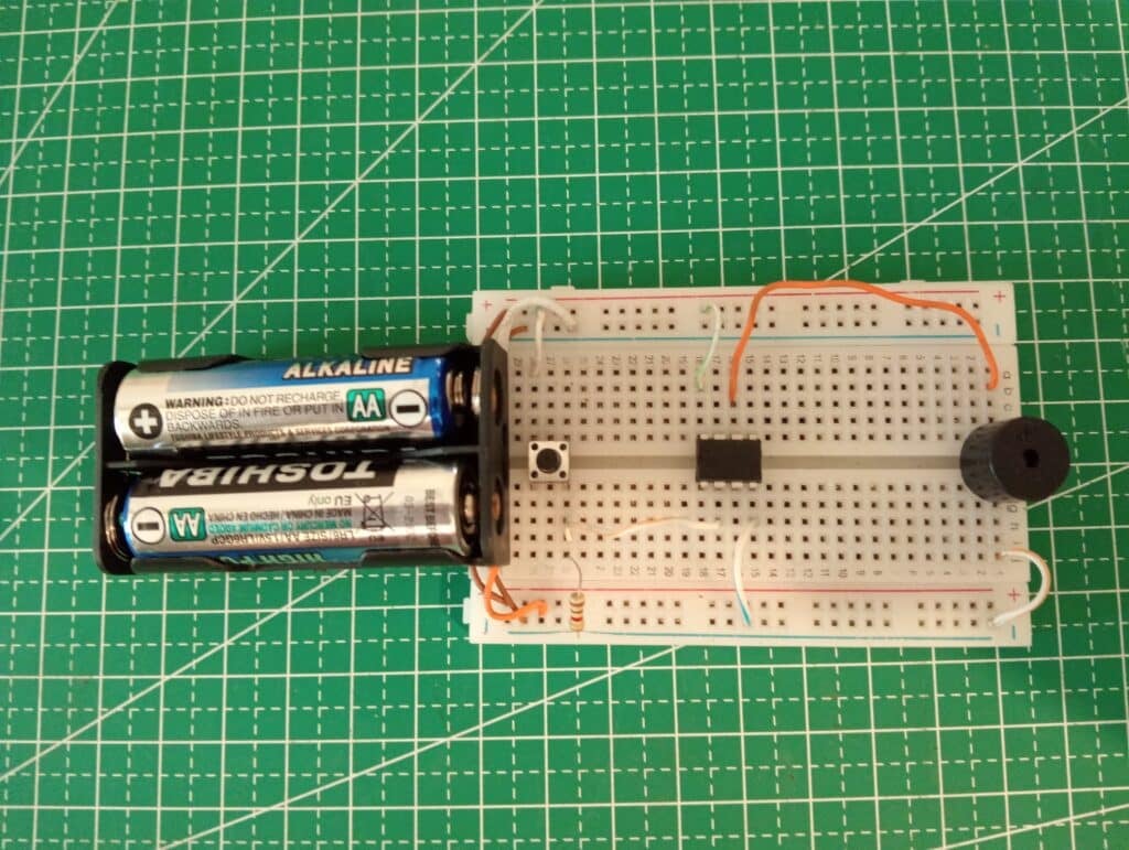 DIY ATtiny85 timer Hardware with WOKWI