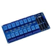 16 Channel 5V Relay Module Low Level Trigger Board (Cosmetic Damage) CLEAR001 Phipps Electronics