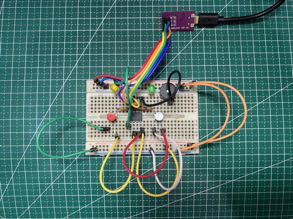 LED Chaser Game on an ATtiny85