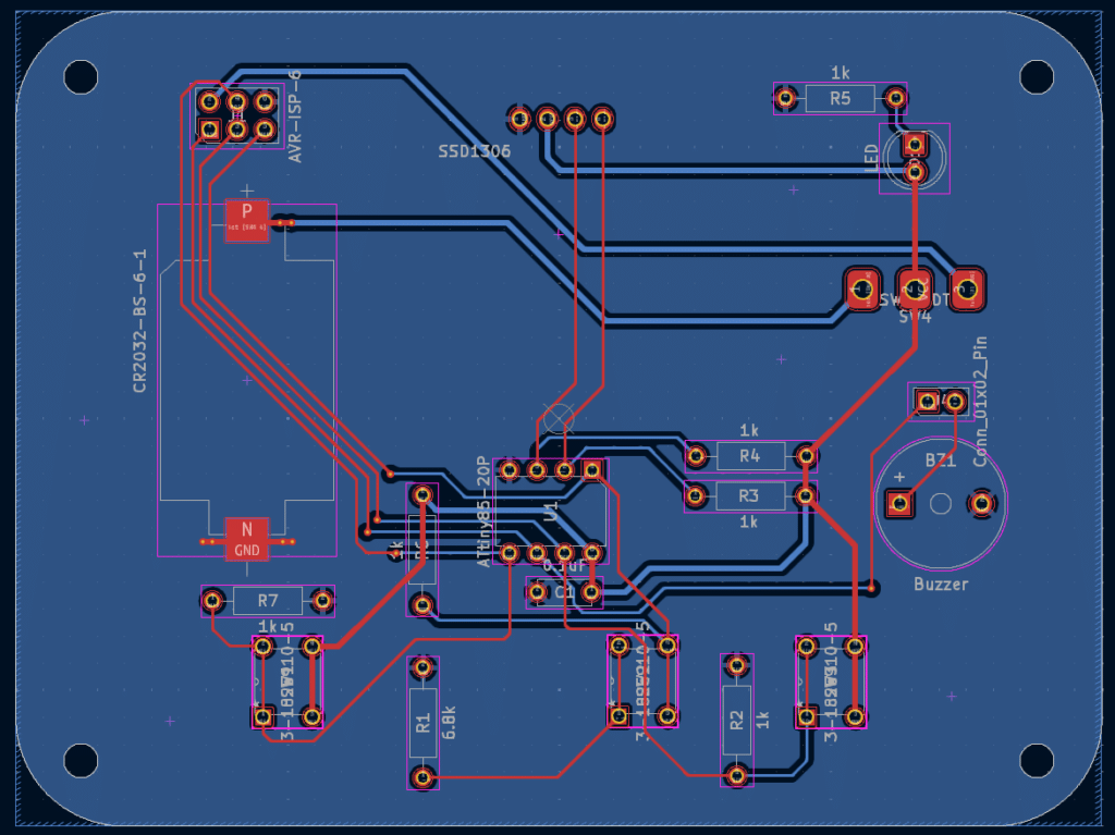 x-y rule PCB sample PCB