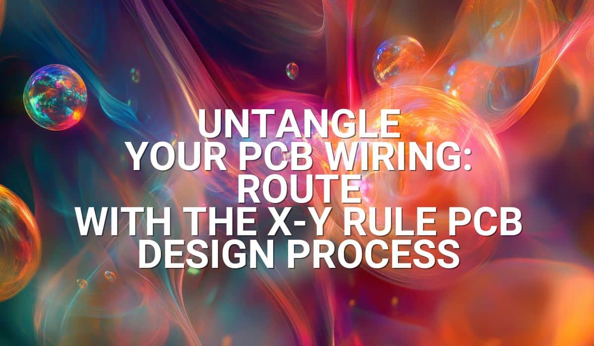 Untangle your PCB Wiring Route with the X-Y Rule PCB Design Process